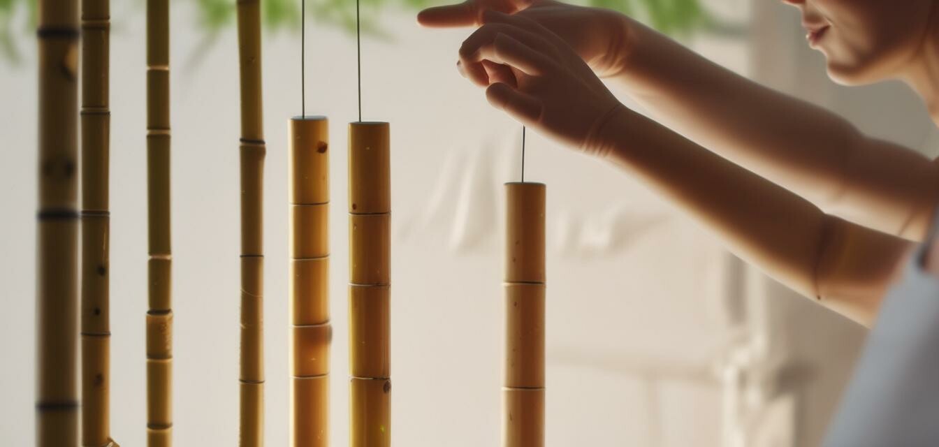 Cleaning a Bamboo Wind Chime