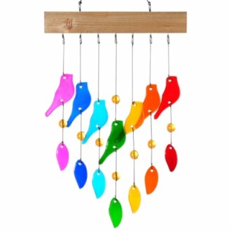 WANFSOWO Glass Wind Chimes