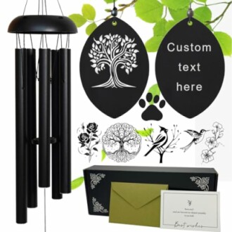 Personalized Tree of Life Custom Wind Chimes