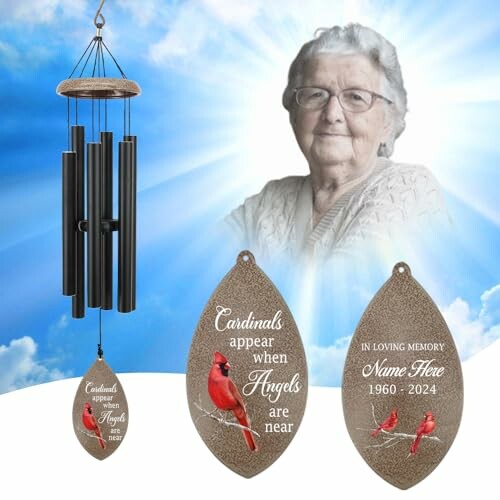 Personalized Sympathy Wind Chimes