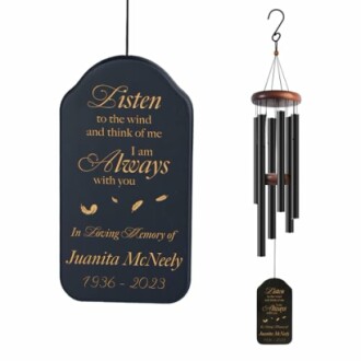 Memorial Wind Chime with Name & Date